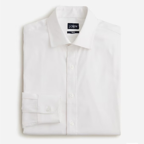 J crew Slim Bowery performance stretch dress shirt with spread collar - Picture 1 of 3
